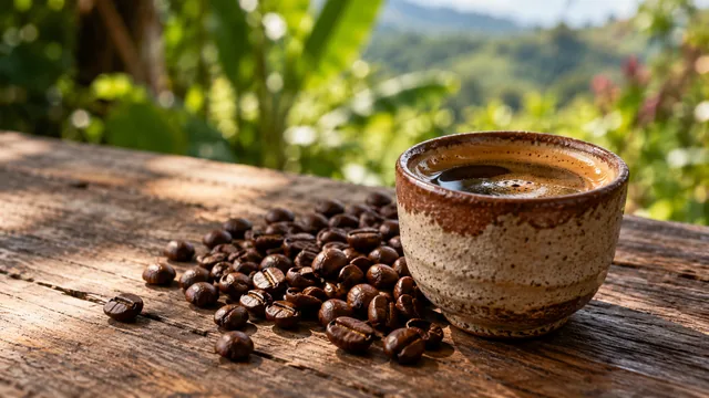 AI-generated illustrative image: Brujo Café