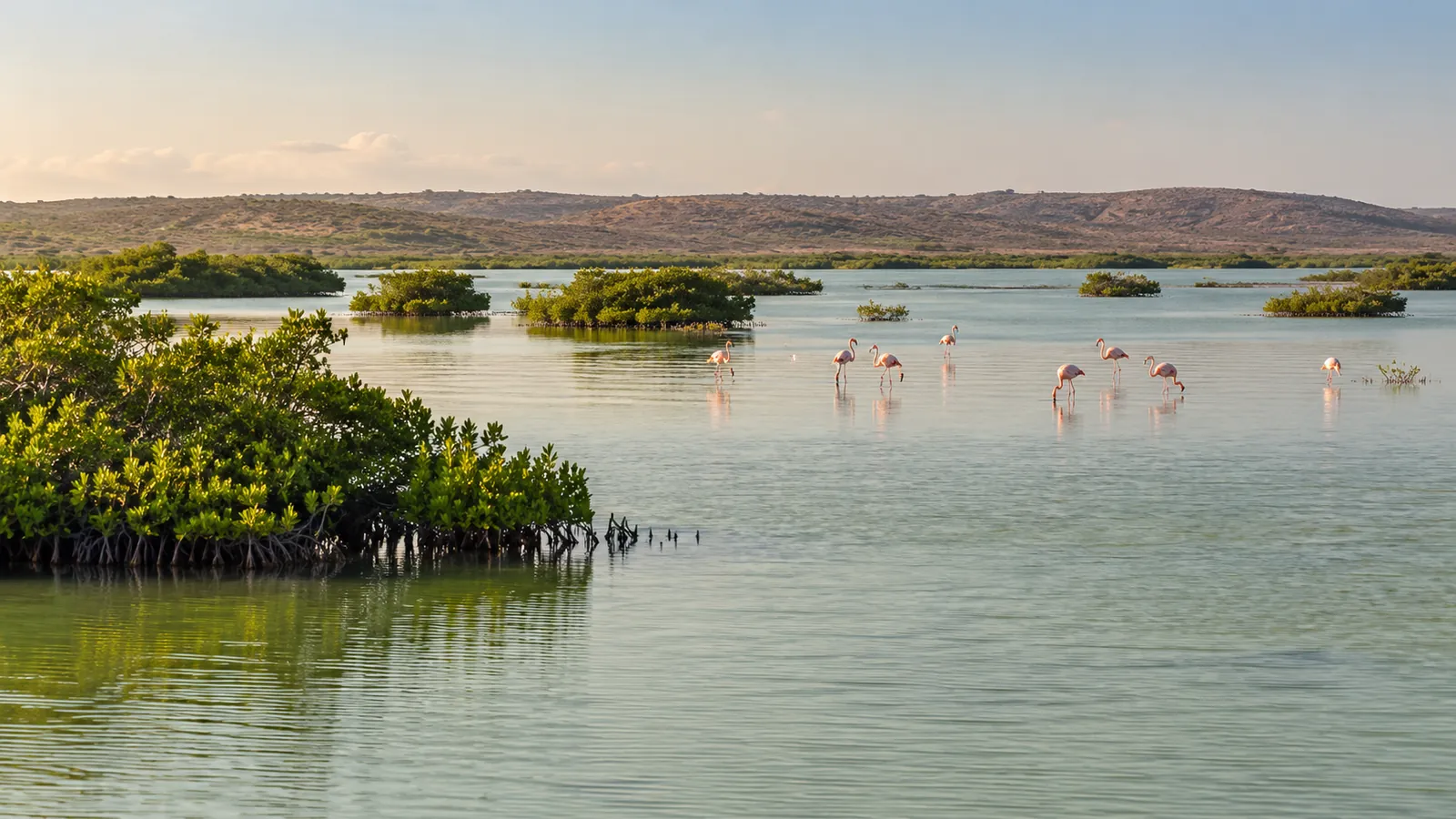 AI-generated illustrative image: Laguna de Oviedo Wildlife and Flamingo Tour